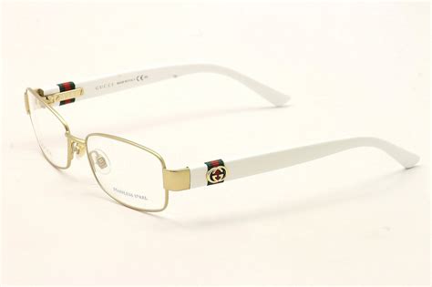 white and gold gucci glasses|Gucci prescription glasses online.